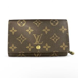 Louis Vuitton Gold and Brown Monogram Wallet
